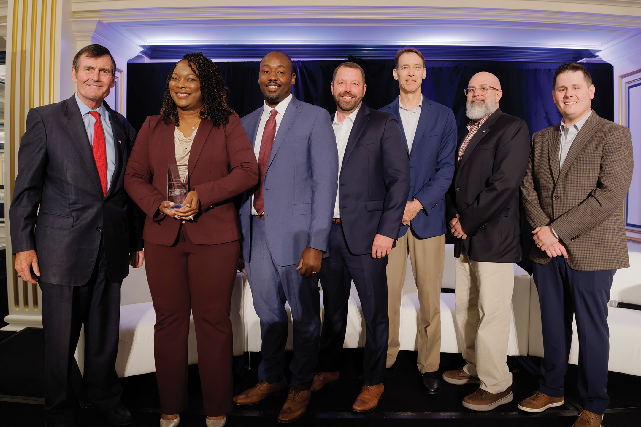 Award winners on stage from Georgia Power