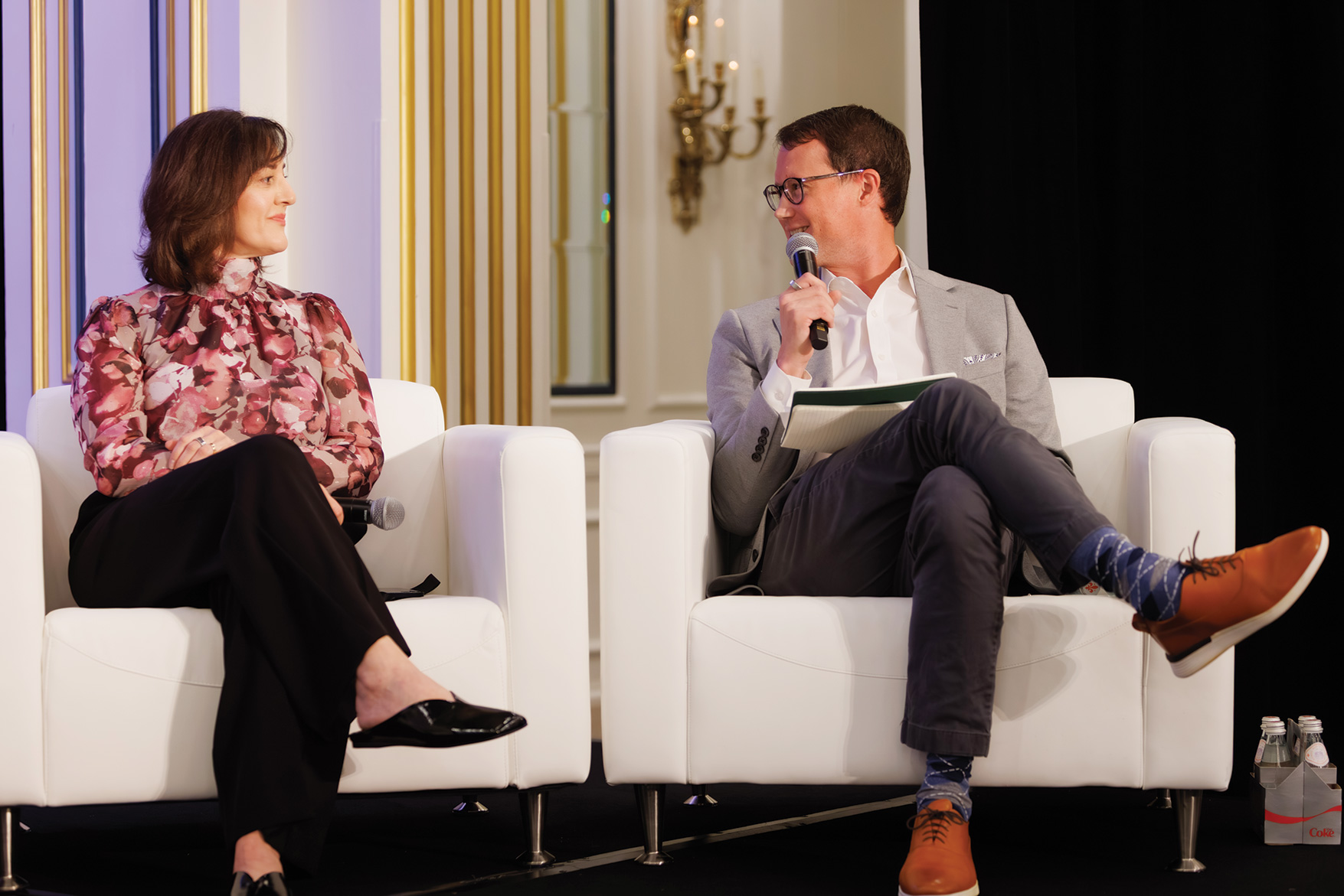 Fireside chat panel discussing innovative utilities